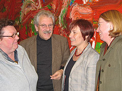Mit Caren Marks und anderen im Landtag
