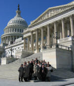 Gruppenfoto vor dem Capitol