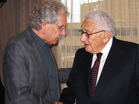 Heinrich Aller MdL und Henry Kissinger